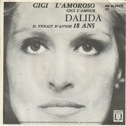 Dalida - Gigi l'amoroso + il venait d'avoir dix huit ans (Vinylsingle)