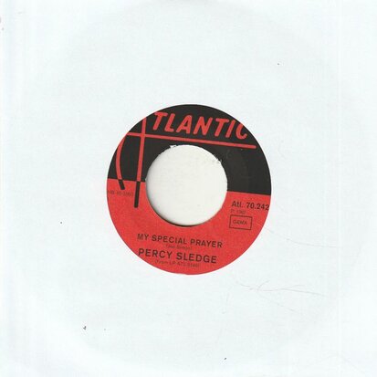 Percy Sledge - My special prayer + Pledging my love (Vinylsingle)