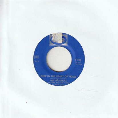 Spotnicks - Johnny Guitar + Just listen to my heartl (Vinylsingle)