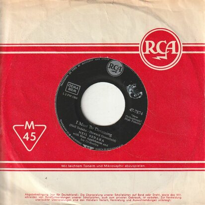 Neil Sedaka - I must be dreaming + Little devil (Vinylsingle)