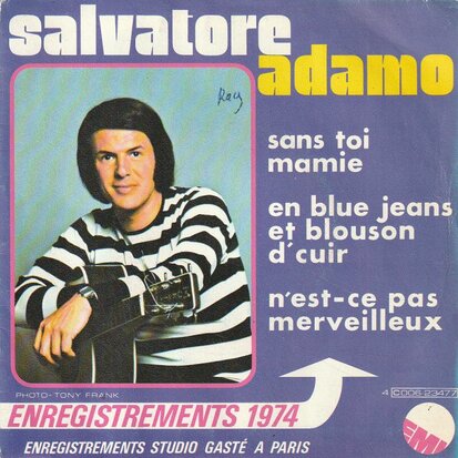 Adamo - Sans toi mamie + En blue jeans.. + N'est-ce pas (Vinylsingle)