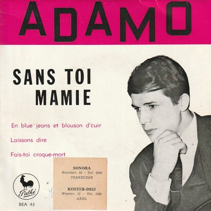 Adamo - Sans toi mamie (EP) (Vinylsingle)