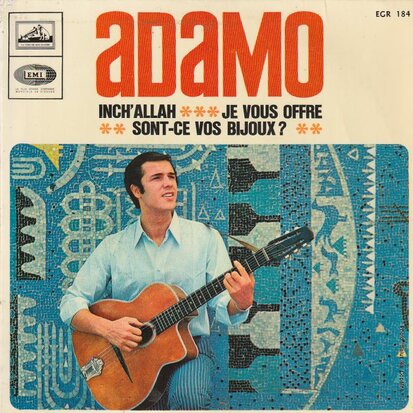 Adamo - Inch allah + Je vous offre + Sont-ce vos bijoux (Vinylsingle)