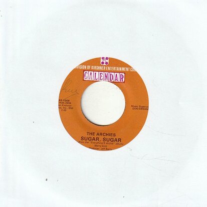 Archies - Sugar sugar + Melody hill (Vinylsingle)