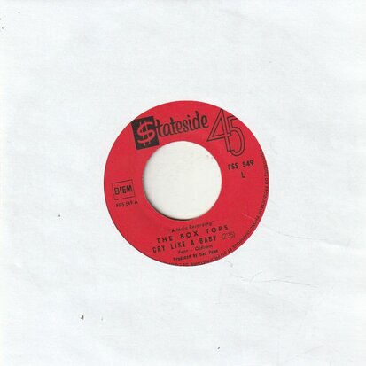 Box Tops - Cry like a baby + The door you closed to me (Vinylsingle)