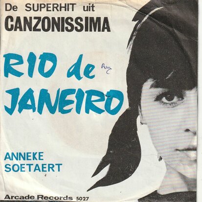 Anneke Soetaert - Rio De Janeiro + Ay Ay, Mi Linda Muchacha (Vinylsingle)