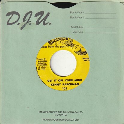 Kennie Parchman - Get It Off Your Mind + You Call Everybody Darlin' (Vinylsingle)