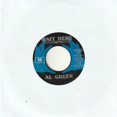 Al Green - Wait Here + To Sir With Love (Vinylsingle)