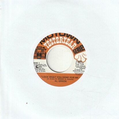 Al Green - Look What You Done For Me + Keep Me Cryin (Vinylsingle)