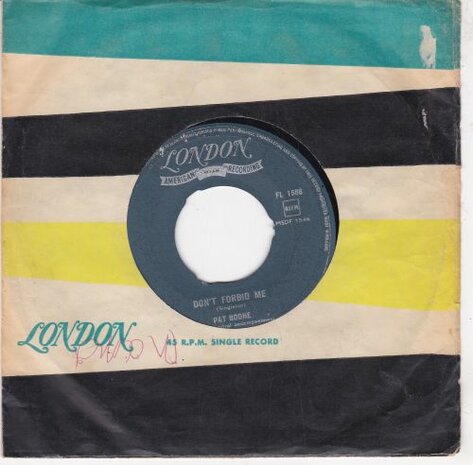 Pat Boone - Anastasia + Don't forbid me (Vinylsingle)