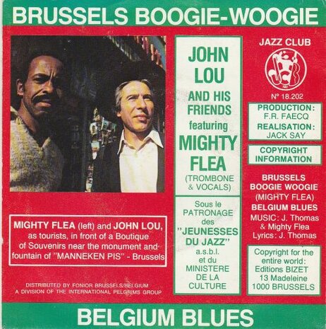 John Lou - Brussels Boogie Woogie + Belgium Blues (Vinylsingle)