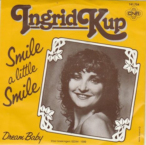 Ingrid Kup - Smile a little smile + Dream baby (Vinylsingle)