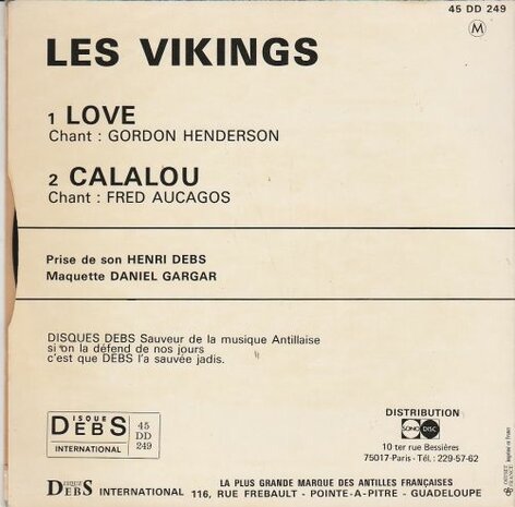 les Vikings - Love + Calalou (Vinylsingle)