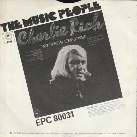 Charlie Rich - A very special love song + I can't even drik it anyway (Vinylsingle)