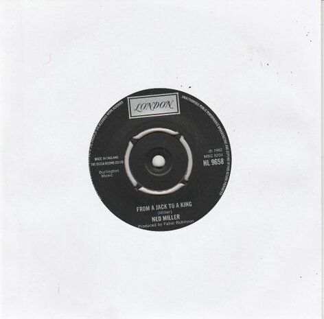 Ned Miller - From a jack to a king + Parade of broken heart (Vinylsingle)