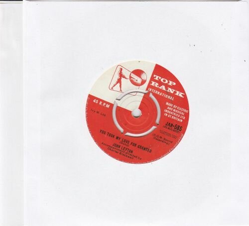 Johnny Leyton - Wild wind + You took my love for granted (Vinylsingle)