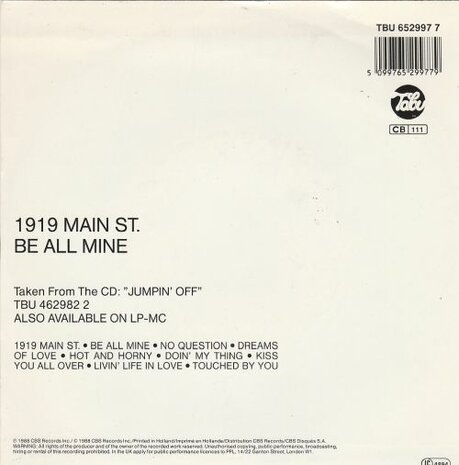 Marc Anthony - 1919 Main St. + Be All Mine (Vinylsingle)