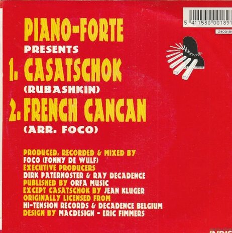 Piano-Forte - Casatschok + French Cancan (Vinylsingle)