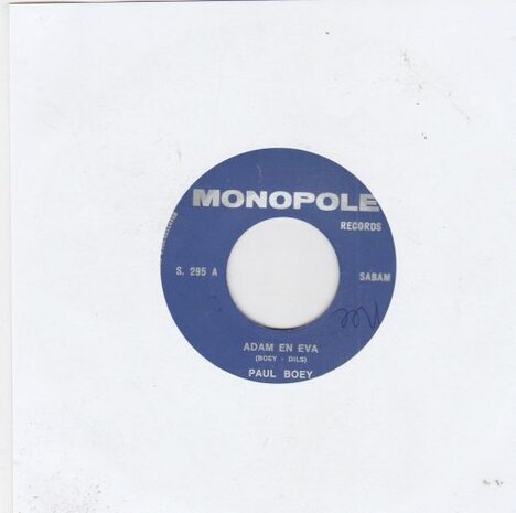 Paul Boey - Adam en Eva + Mamezel serafine (Vinylsingle)