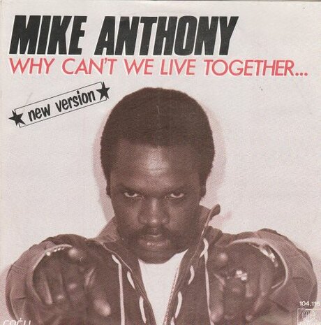 Mike Anthony - Why can't we live together + (instr.) (Vinylsingle)