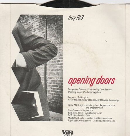 Jakko - Dangerous Dreams + Opening Doors (Vinylsingle)