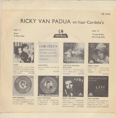 Ricky van Padua - Peter (EP) (Vinylsingle)