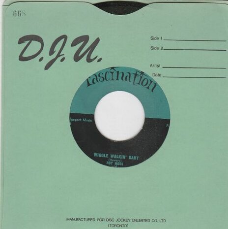 Roy Moss - Wiggle Walkin' Baby + Yes Juanita's Mine (Vinylsingle)