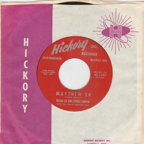 Wilma Lee - Matthew 24 + Have Faith In Me (Vinylsingle)