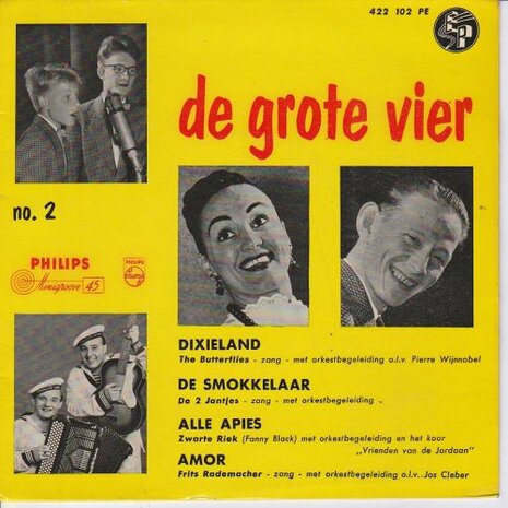 Various - De Grote Vier no. 2 (EP) (Vinylsingle)