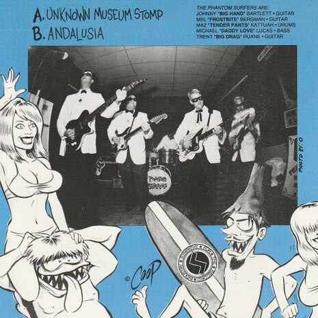 The Phantom Surfers - Unknown Museum Stomp + Andalusia (Vinylsingle)