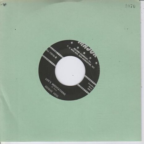 Bennie Hess - Walking That Last Mile + Life's Meditations (Vinylsingle)