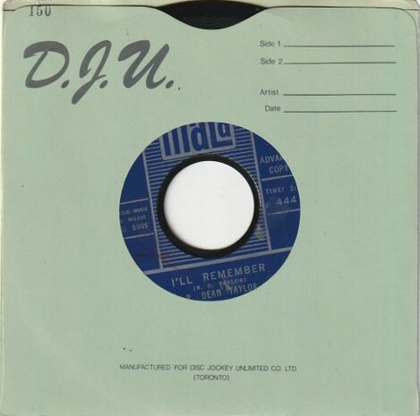 R. Dean Taylor - It's a long way to St. Louis + I'll remember (Vinylsingle)