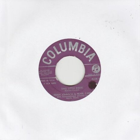 Teddy Johnson & Pearl Carr - Sing little birdie + If only I could love (Vinylsingle)