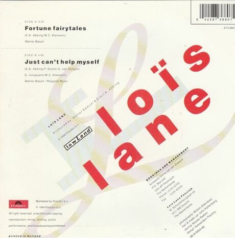 Lois Lane - Fortune fairytales + Just can't help myself (Vinylsingle)