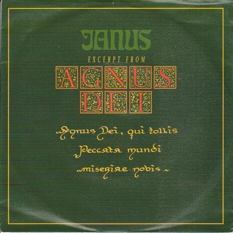 Janus - Excerpt from Angus Dei + (part 2) (Vinylsingle)