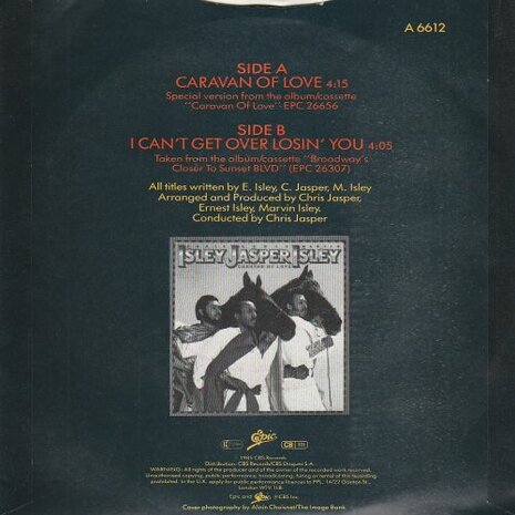 Isley Jasper Isley - Caravan of love + I can't gate over losin' you (Vinylsingle)