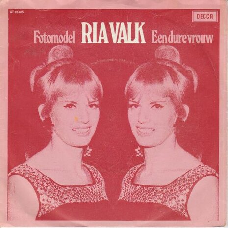 Ria Valk - Fotomodel + Een dure vrouw (Vinylsingle)