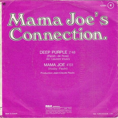 Mama Joes Connection - Deep Purple + Mama Joe (Vinylsingle)