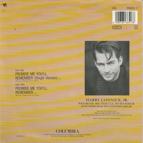 Harry Connick  Jr. - Promise Me You'll Remember + (Single Version) (Vinylsingle)