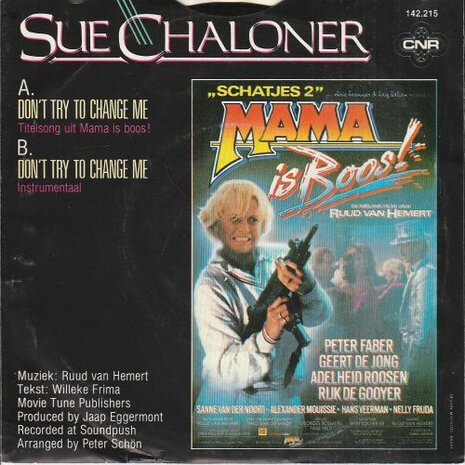 Sue Chaloner - Don't Try To Change Me + (Instrumental) (Vinylsingle)