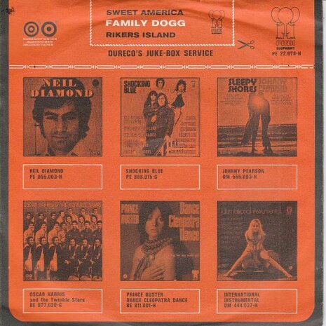 Steve Rowland & Family Dogg - Sweet America + Rikers Island (Vinylsingle)