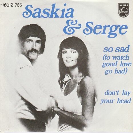 Saskia & Serge - So sad + Don't lay your head (Vinylsingle)