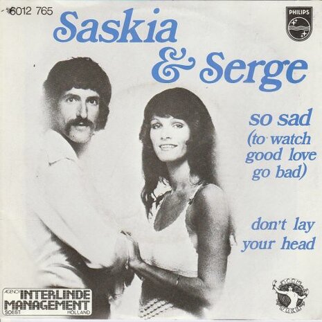 Saskia & Serge - So sad + Don't lay your head (Vinylsingle)