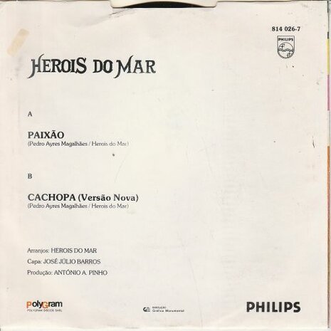 Herois Do Mar - Paixao + Cachopa (Versao Nova) (Vinylsingle)