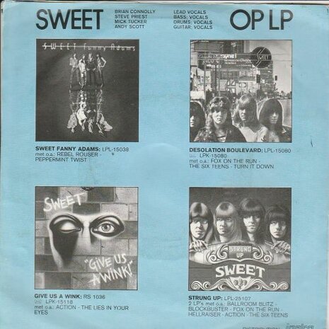 Sweet - Lost angels + Funk it up (Vinylsingle)