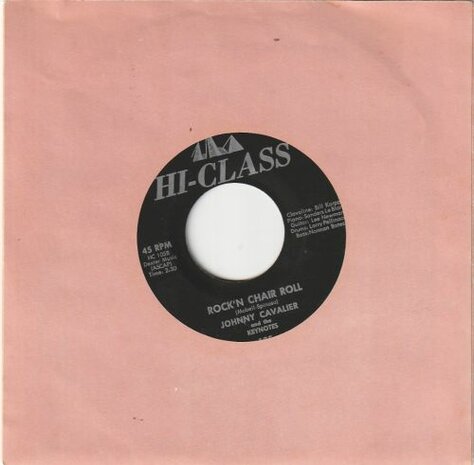 Johnny Cavalier - Knock off the rock + Rock 'n chair roll (Vinylsingle)