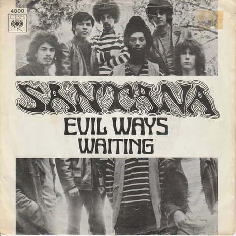 Santana - Evil ways + Waiting (Vinylsingle)