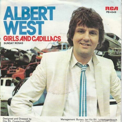 Albert West   - Girls and cadillacs + Sunday rosas (Vinylsingle)