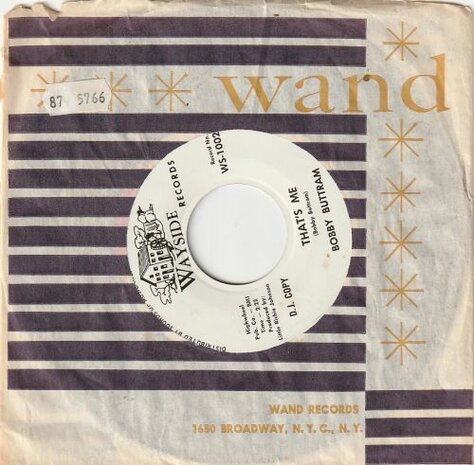 Bobby Buttram - Lovin' you is killing me + That's me (Vinylsingle)