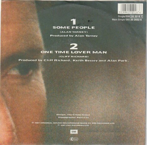 Cliff Richard - Some people + One time lover man (Vinylsingle)